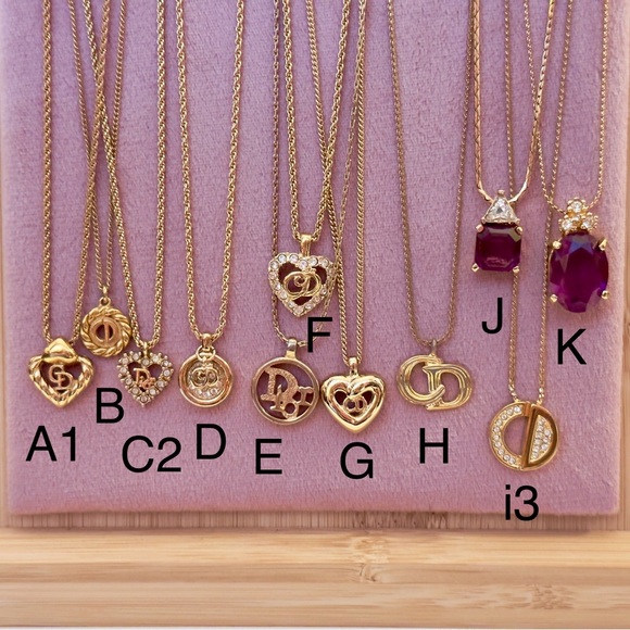 Vintage Gold Plated Dior Necklaces - Picture 5 of 12
